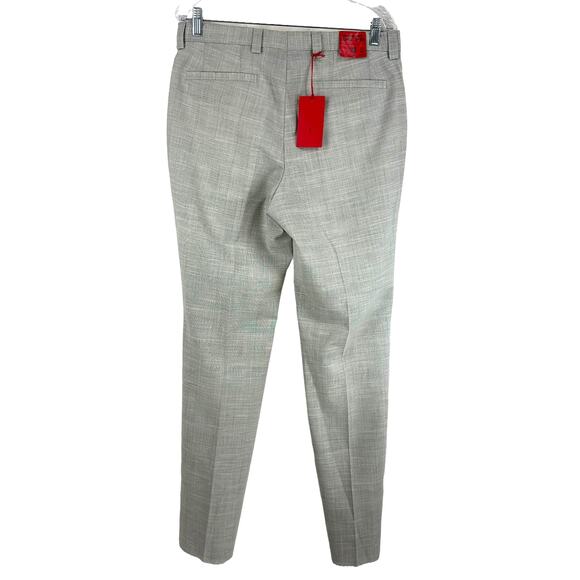 Hugo Boss NWT Men's Slim Fit Stretch Wool Gray Plaid Suit Pants Sz 32R Unhemmed - Picture 2 of 10